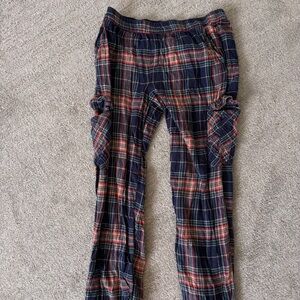 Aerie Multicolor Plaid Flannel Pajamas